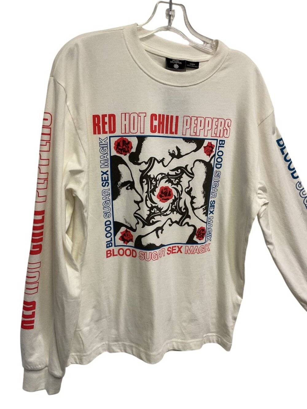Red Hot Chili Peppers Blood Sugar Sex Magik Long Sleeve Shirt XS White - Picture 2 of 5